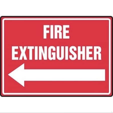 Accuform Safety Sign FIRE EXTINGUISHER LEFT MFXG460VS MFXG460VS